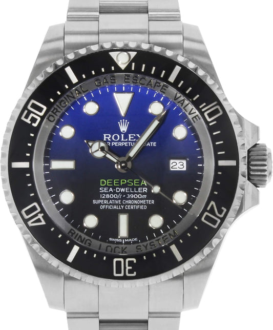 Rolex Deepsea Deep Blue Dial Sea-Dweller Men's Luxury Watch 116660