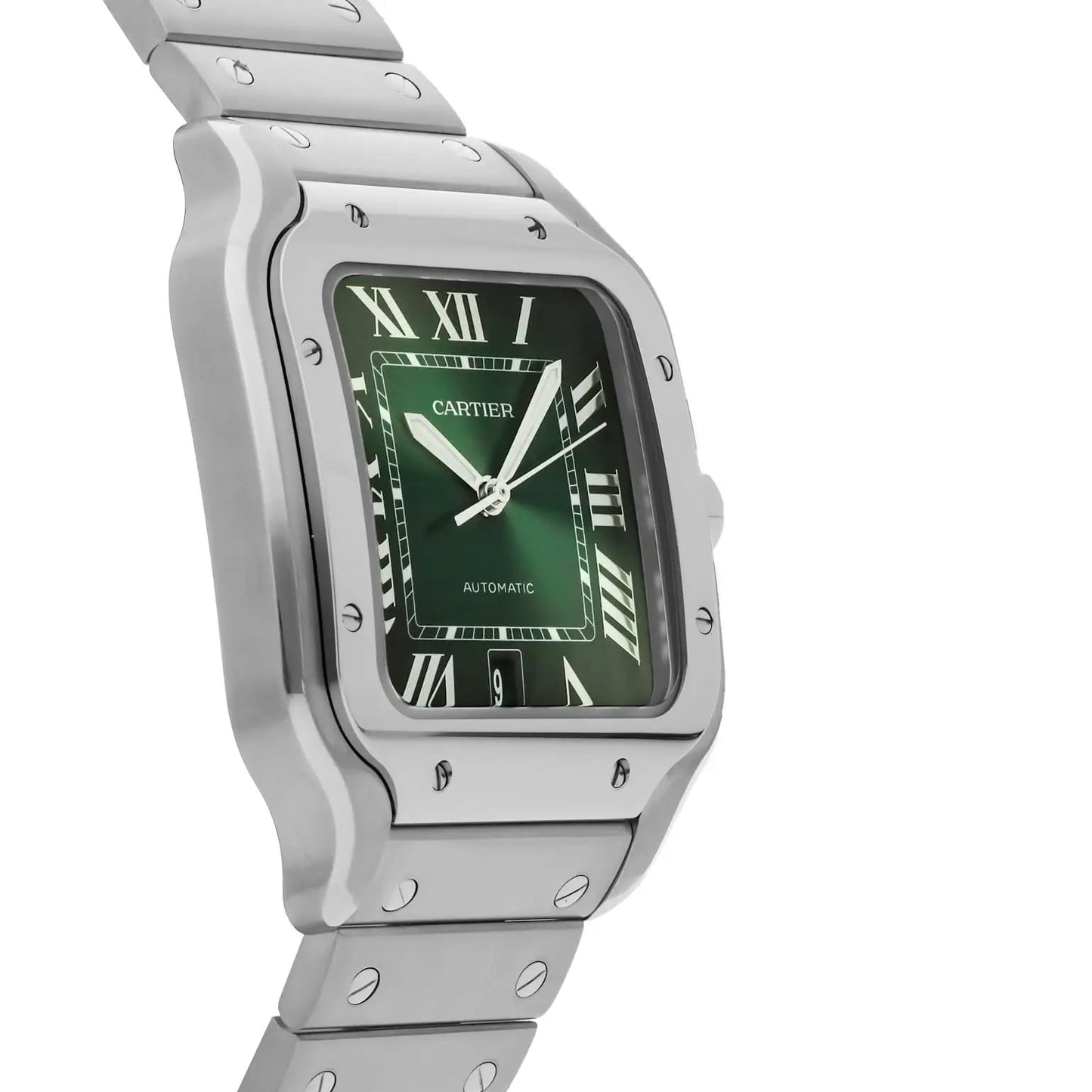 Cartier Santos Large Green Dial