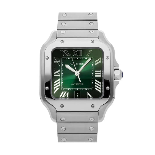 Cartier Santos Large Green Dial