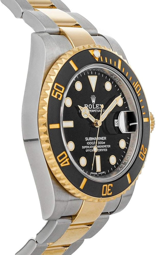 Rolex Submariner Date Black Dial Yellow Gold/Steel Men's Watch 116613LN-0001